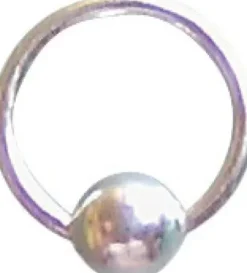 dobi Piercing-Ring mit Kugel Clearance