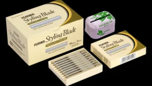 FEATHER Styling Dispenser inkl. 5 x 10 Klingen Sale