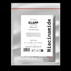 KLAPP NIACINAMIDE TRIPLE ACTION REFINE Refill Set für Tray Kabinen Produkt Sale