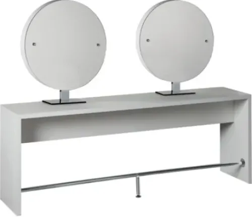 Salon Ambience Doppelbedienungsplatz Brooklyn, rund New
