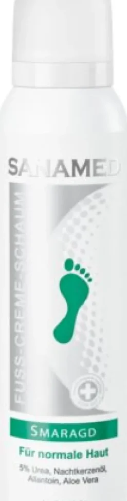 SANAMED Smaragd Fuss-Creme-Schaum Clearance