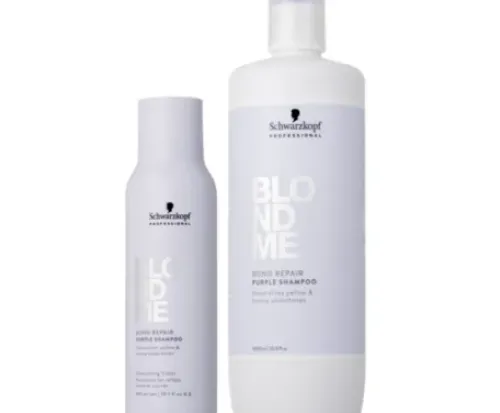 Schwarzkopf BlondMe Bond Repair Purple Shampoo