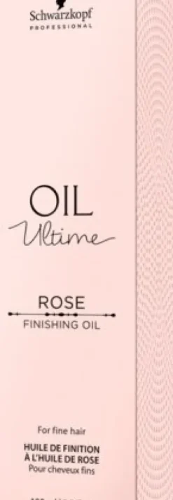 Schwarzkopf Oil Ultime Rose Finishing Oil New