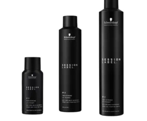 Schwarzkopf Session Label The Strong Haarpray Hot