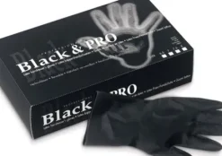 Sibel Black & Pro Latex-Handschuhe puderfrei New