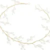 Trisa Celebride Drahtdeko in hellem gold mit kleinen Perlenblünchen Clearance