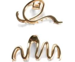 Trisa Fashion Geschwungene Metall Haarklemmen Hot